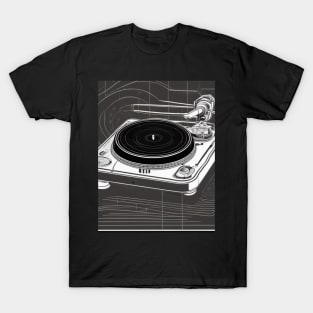 Turntable - Vintage Audio LP Vinyl Record Player Gift T-Shirt